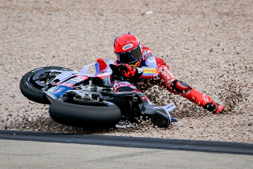 Marc Marquez, Gresini Racing crash