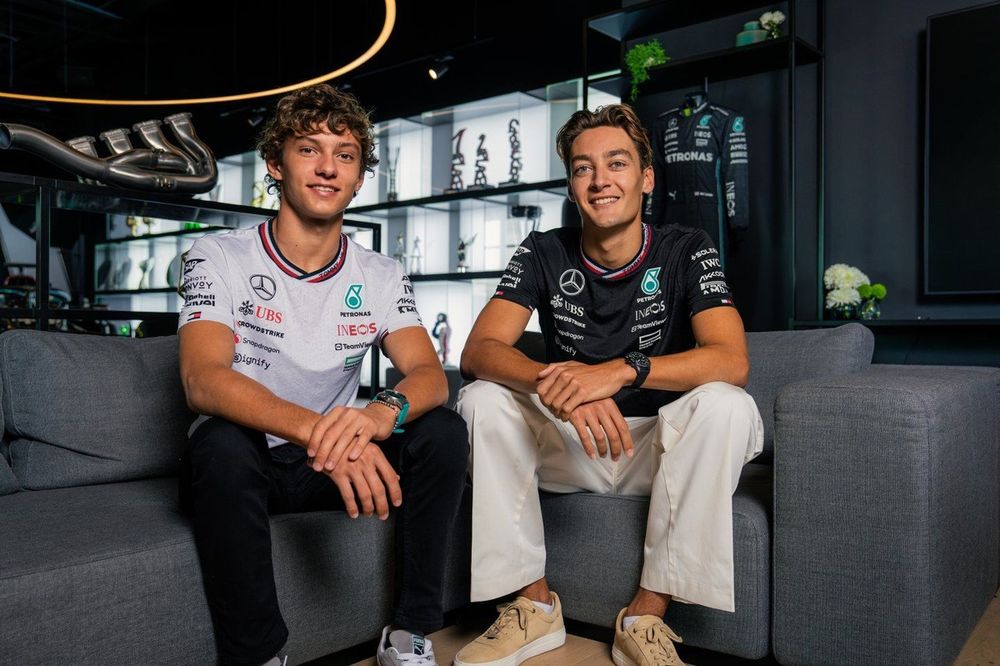 Andrea Kimi Antonelli, George Russell, Mercedes-AMG F1 Team