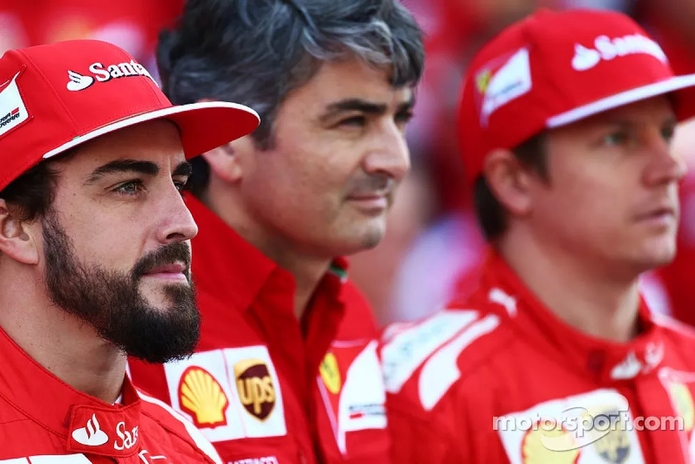 Fernando Alonso e Kimi Raikkonen na Ferrari em 2014