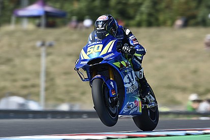 Guintoli test 2019-krachtbron en fairing voor Suzuki in Motegi