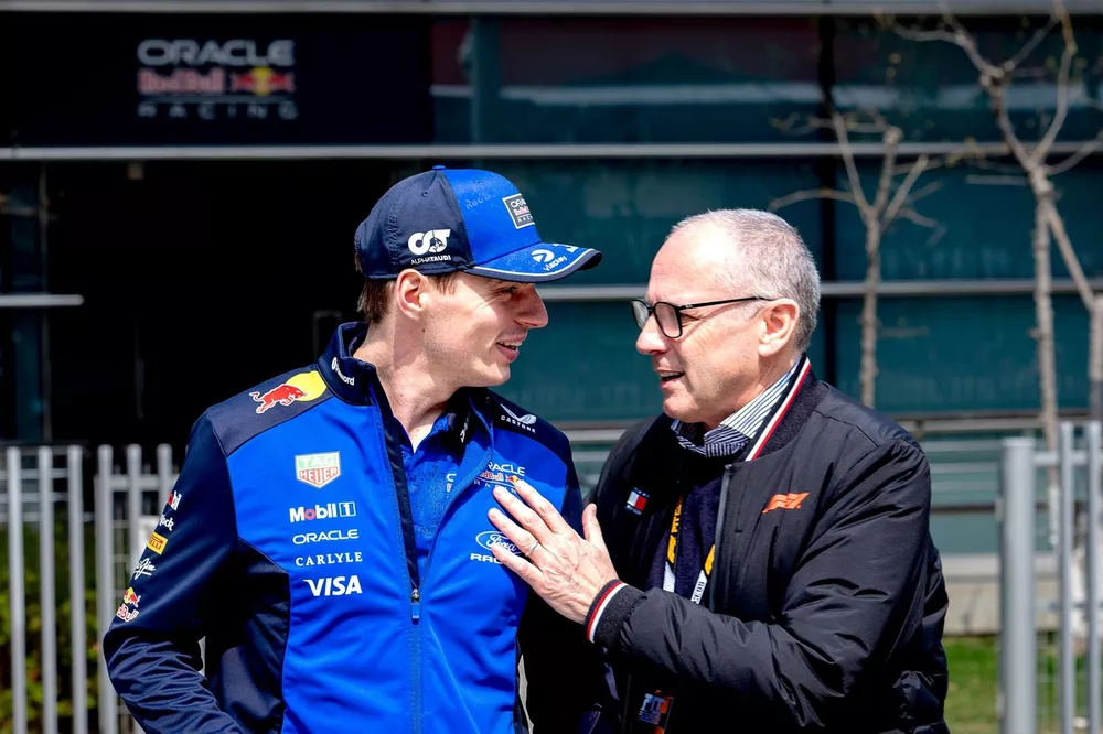 Max Verstappen, Red Bull Racing, Stefano Domenicali, CEO van de Formula One Group