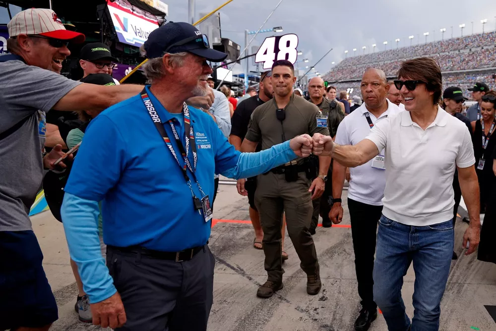 Tom Cruise en el Daytona International Speedway