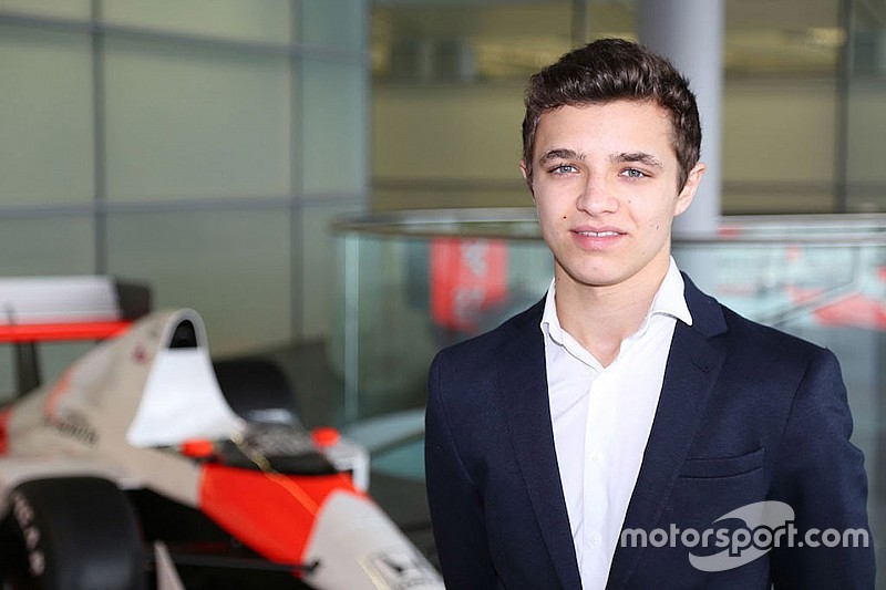 Norris entra nel programma junior McLaren, che conferma de Vries