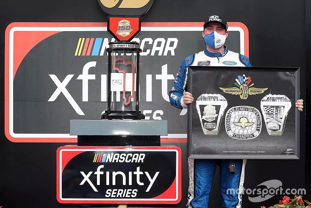 Race Winner Chase Briscoe, Stewart-Haas Racing, Ford Mustang