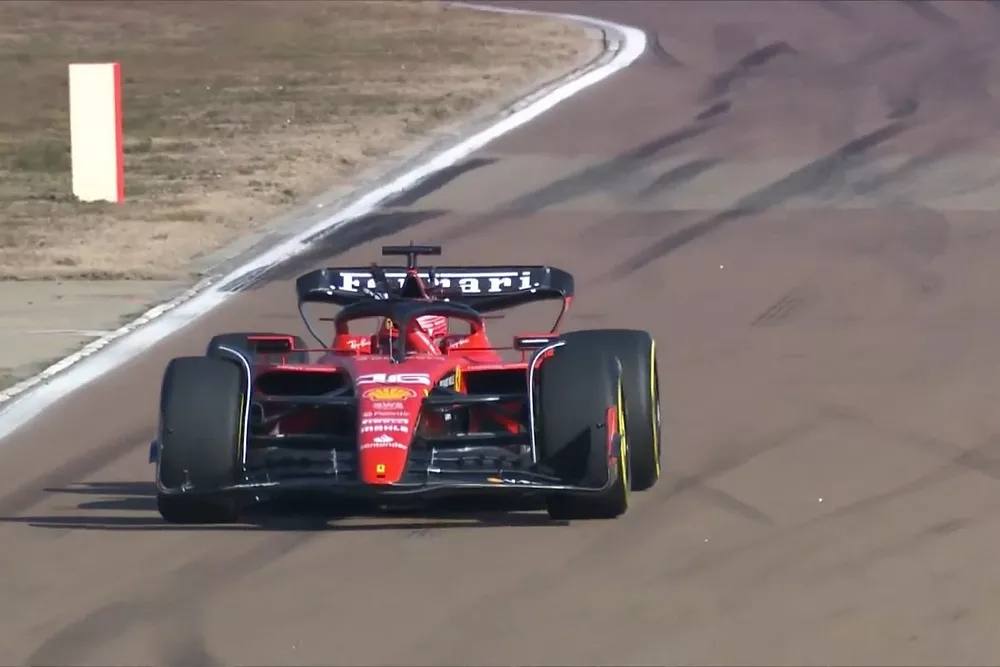 Ferrari SF-23, esordio in pista a Fiorano