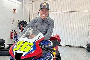 Foto: Mir entrena con una Honda para la temporada 2023 de MotoGP