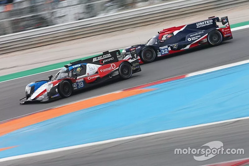 #39 Graff Oreca 07 Gibson: Tristan Gommendy, Alexandre Cougnaud, Jonathan Hirschi, #32 United Autosports Ligier JSP217 Gibson: Ryan Cullen, Alex Brundle, William Owen