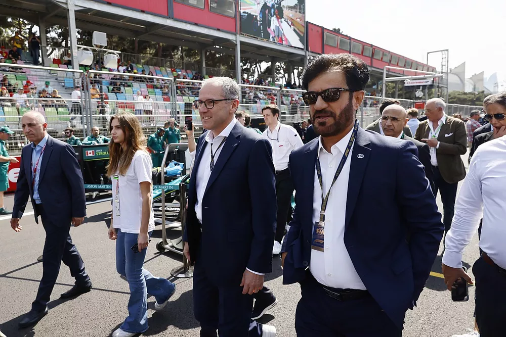 Stefano Domenicali, CEO, Formula 1, Mohammed bin Sulayem, President, FIA