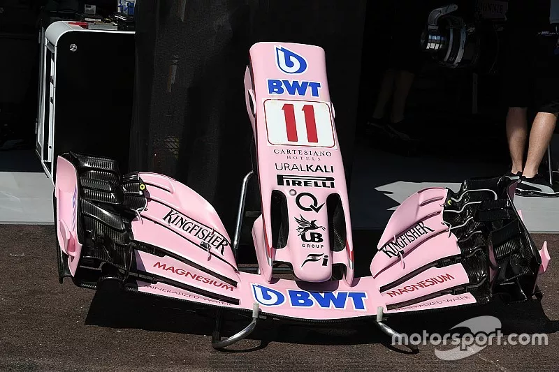 Force India VJM10 nose and front wing