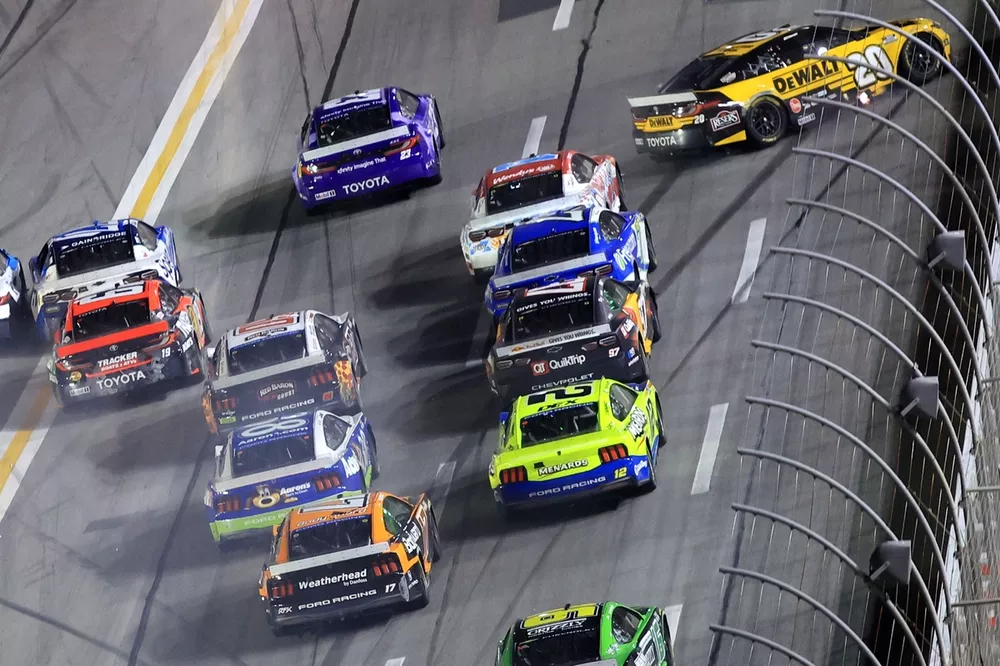 Christopher Bell crashes in overtime restart
