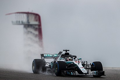 F1 Austin, Libere 1: Hamilton fa il vuoto sul bagnato. Ferrari molto staccate