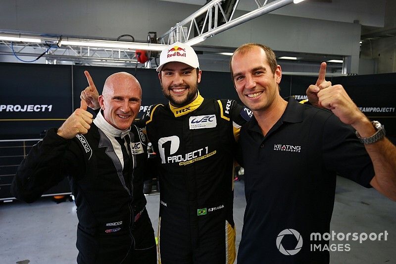 #57 Team Project 1 Porsche 911 RSR:  Ben Keating, Felipe Fraga, Jeroen Bleekemolen 