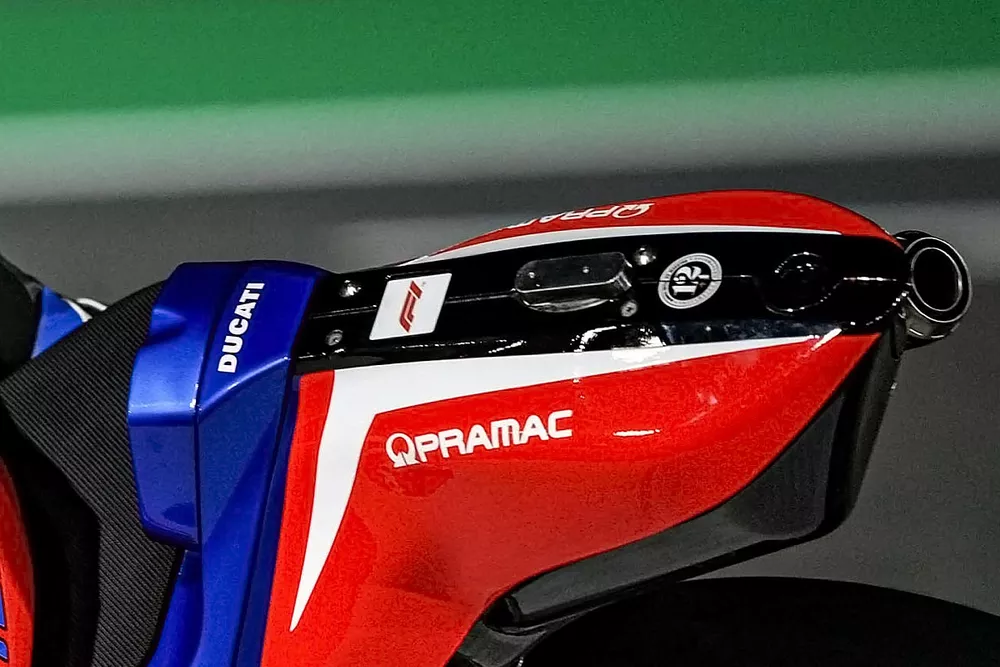 Pramac Racing F1 logo detail