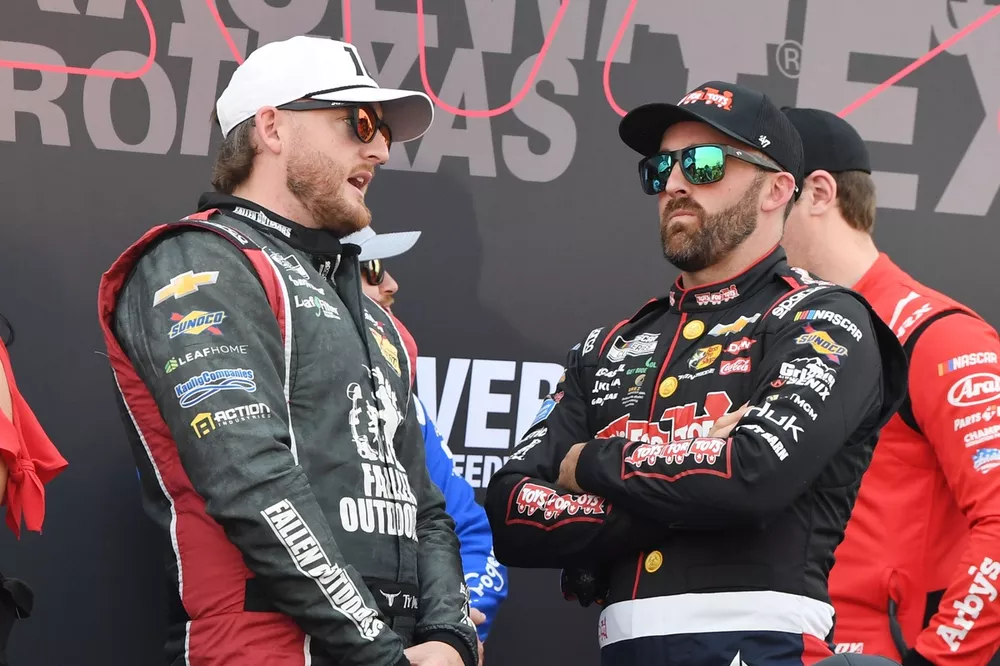 Austin Dillon, Richard Childress Racing Chevrolet; Ty Dillon, Kaulig Racing Chevrolet