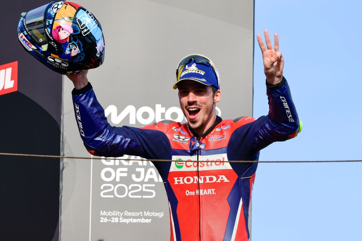 MotoGP: Mir responde críticos após o primeiro pódio da Honda