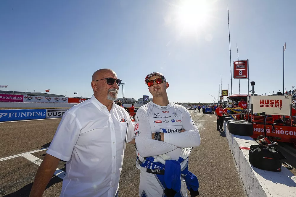 Graham Rahal, Rahal Letterman Lanigan Racing Honda, Bobby Rahal
