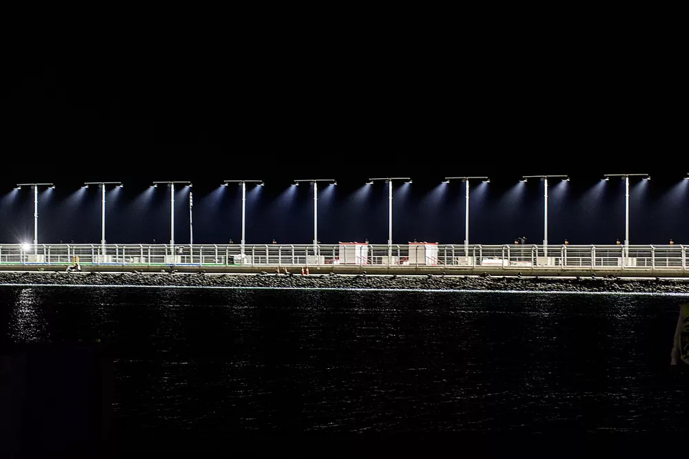 Jeddah Corniche, night atmosphere