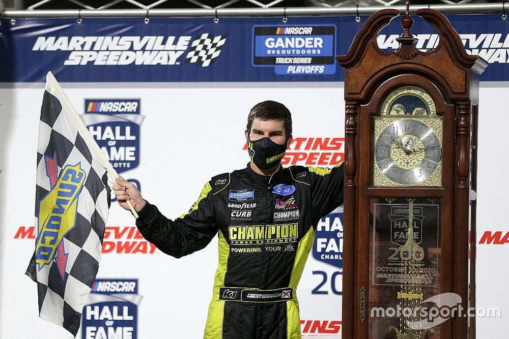 Race winner Grant Enfinger, ThorSport Racing, Ford F-150