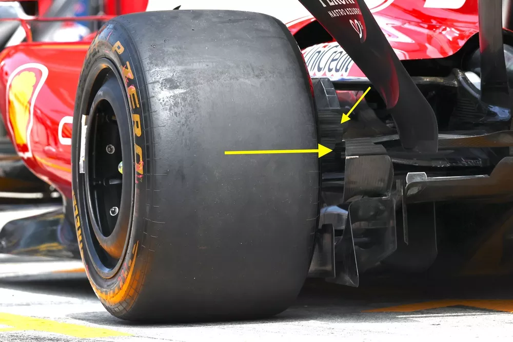 Dettaglio tecnico Ferrari SF-26