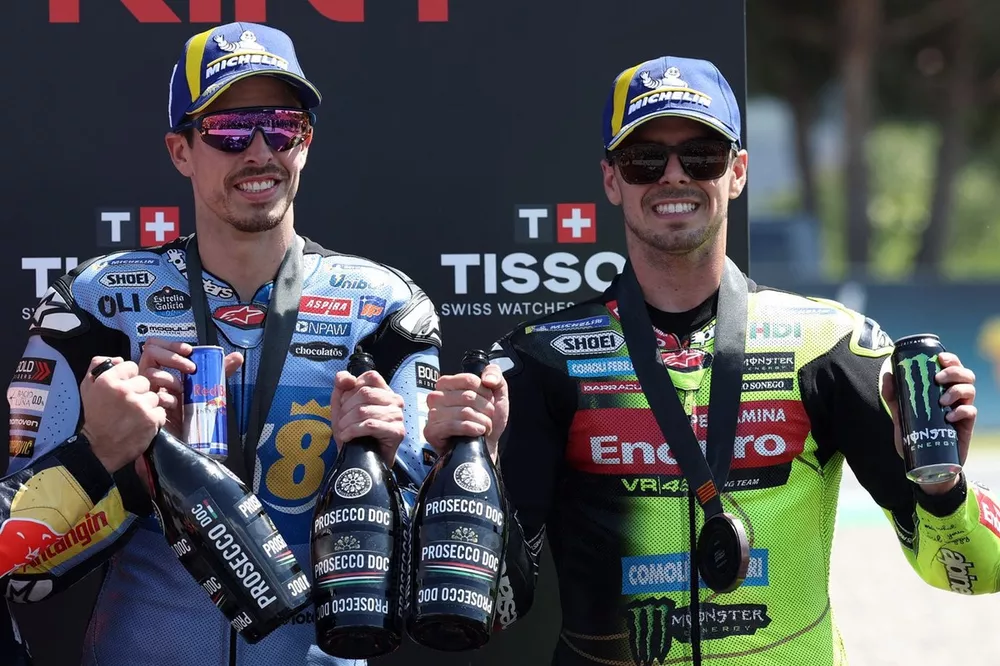 Pedro Acosta, Red Bull KTM Factory Racing, Fabio Di Giannantonio, VR46 Racing Team, Alex Marquez, Gresini Racing