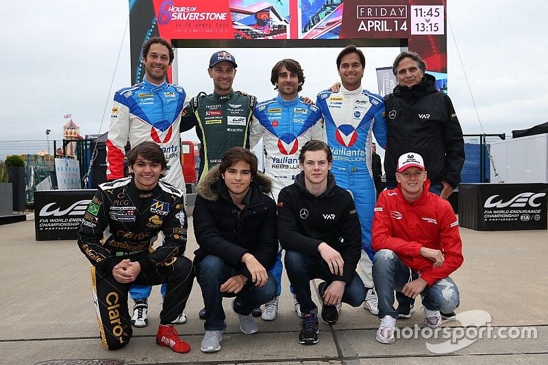 Bruno Senna, Vaillante Rebellion Racing, Mathias Lauda, Aston Martin Racing, Nicolas Prost, Nelson Piquet Jr., Vaillante Rebellion Racing, Nelson Piquet, Pietro Fittipaldi, Lotus, Pedro Piquet, Van Amersfoort Racing, Harrison Newey, Van Amersfoort Racing, Mick Schumacher, Prema Powerteam