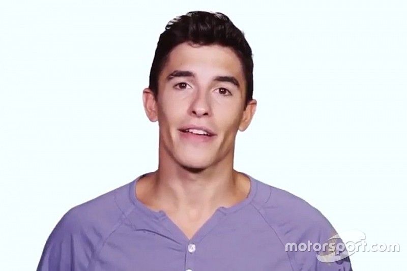 Marc Marquez, en la campa&ntilde;a de seguridad vial de la FIA