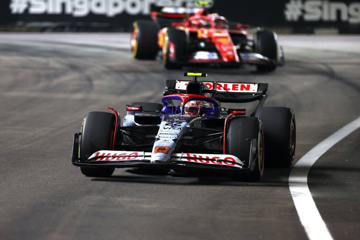 F1シンガポール　角田裕毅 F1分析｜角田裕毅のシンガポールGPはスタート失敗が最大の痛手