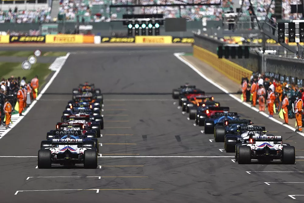 Parrilla de salida del GP de Gran Breta&ntilde;a de F1 2021