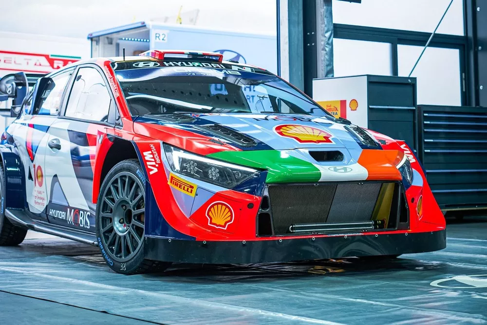 La dedica a Craig Breen sulla livrea della Hyundai World Rally Team Hyundai i20 N Rally1
