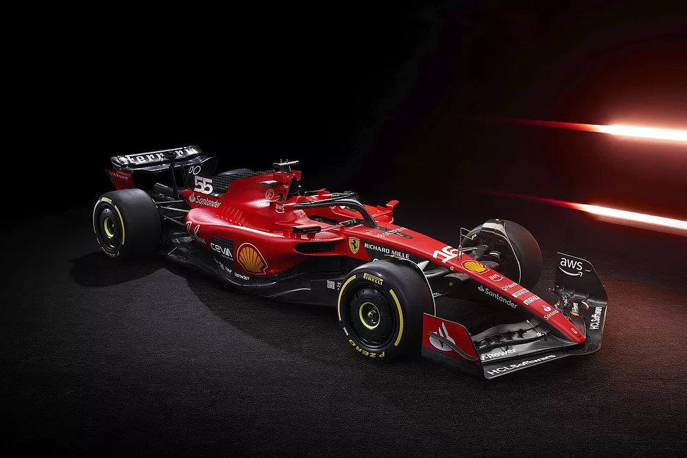 フェラーリ、F1 2023年シーズンへ挑む新車『SF-23』を発表。昨年