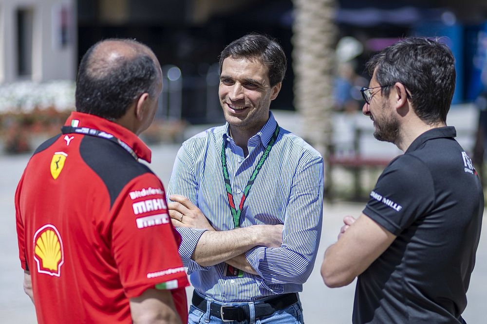 Frederic Vasseur, Director del equipo y Director General, Scuderia Ferrari, Jerome d'Ambrosio
