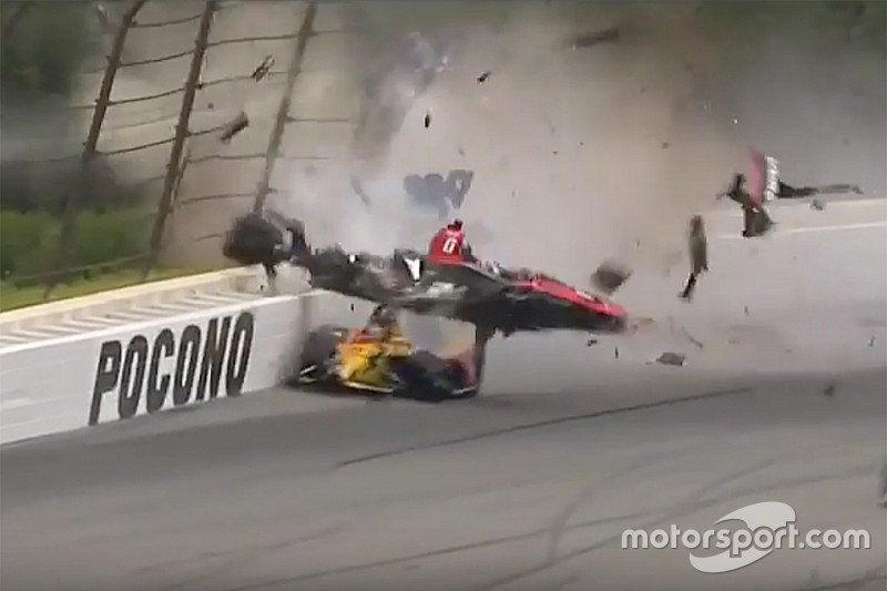 Robert Wickens nach Pocono-Crash an Wirbelsäule verletzt