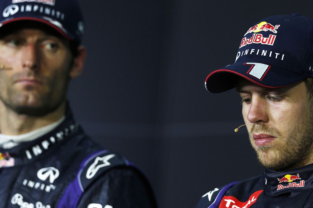 Mark Webber, Red Bull Racing y Sebastian Vettel, Red Bull Racing