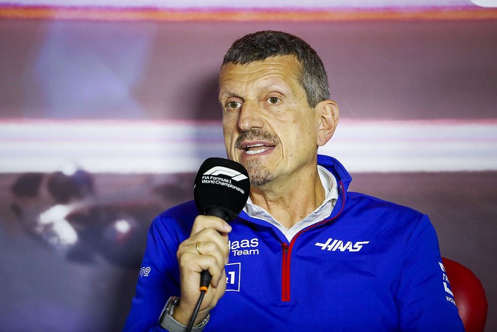Guenther Steiner, director del equipo Haas F1, en la conferencia de prensa de los directores de equipo