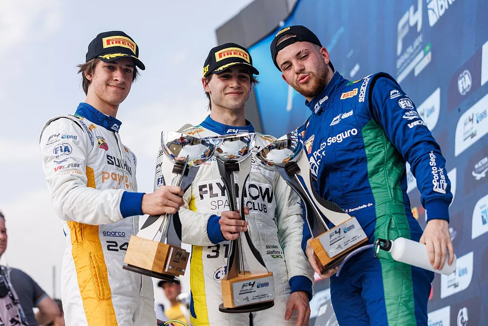 Felipe Bartz, Nic Giaffone e Fernando Barrichello