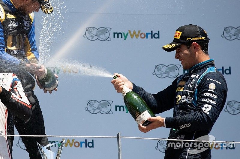 Sergio Sette Camara, Dams Luca Ghiotto, UNI Virtuosi Racing and Nyck De Vries, ART Grand Prix 