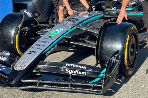 F1: Mercedes manterá asa usada em Ímola, mas ainda estuda outras atualizações