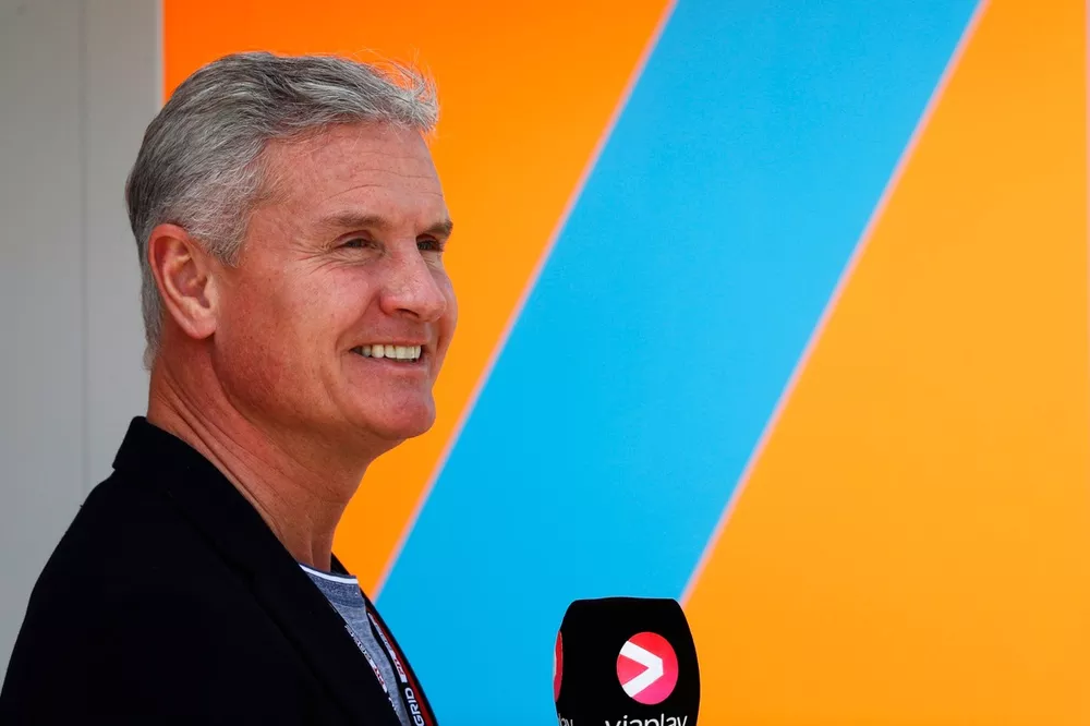 David Coulthard, presentador de televisi&oacute;n 