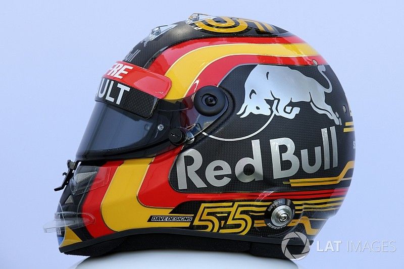 Casco de Carlos Sainz Jr., Renault Sport F1 Team