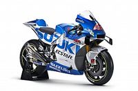 Błękitno-srebrne Suzuki 