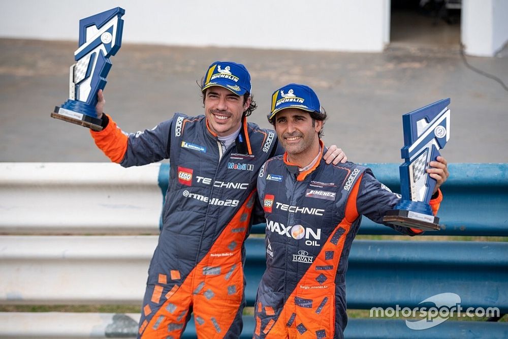 Rodrigo Mello e Sergio Jimenez na Porsche Endurance Series