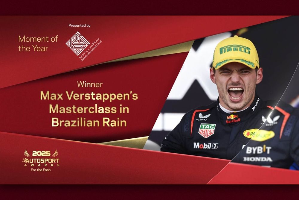 Max Verstappen, Momento del Año en los Autosport Awards