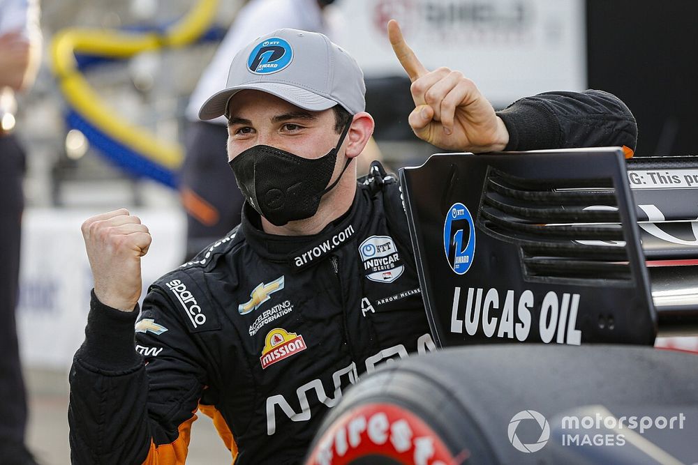 Patricio O'Ward, Arrow McLaren SP Chevrolet se lleva la pole position