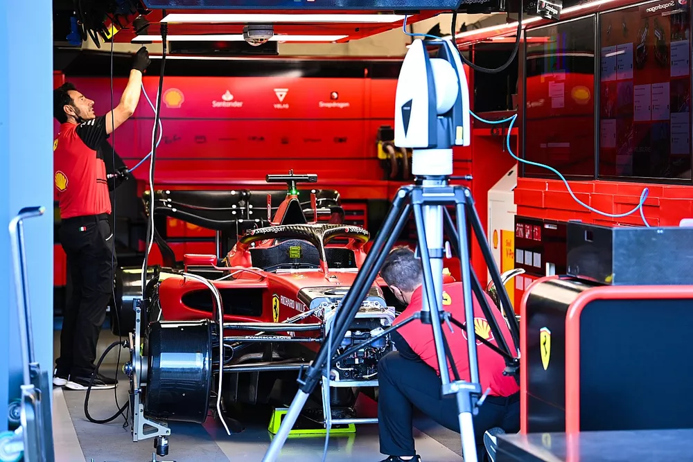 Ferrari F1-75 dettaglio tecnico