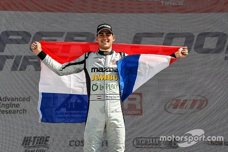 Race Winner Rinus Veekay