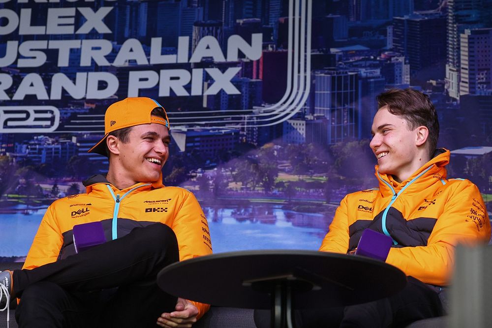 Lando Norris, McLaren, Oscar Piastri, McLaren 