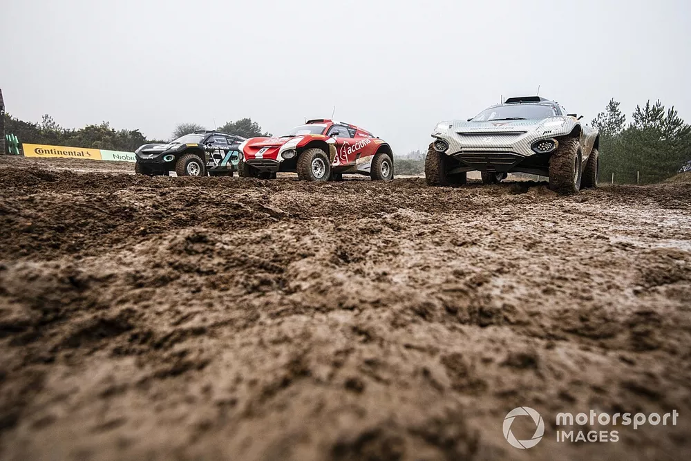 Molly Taylor, Johan Kristoffersson, Rosberg X Racing, Laia Sanz, Carlos Sainz, Sainz XE Team, and Jutta Kleinschmidt, Mattias Ekstrom, ABT CUPRA XE