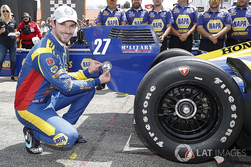 Mid-Ohio IndyCar: Rossi earns brilliant one-shot pole
