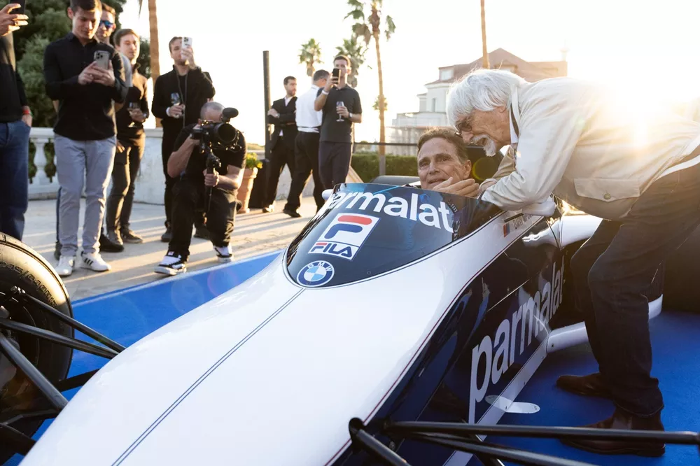 Nelson Piquet e Bernie Ecclestone