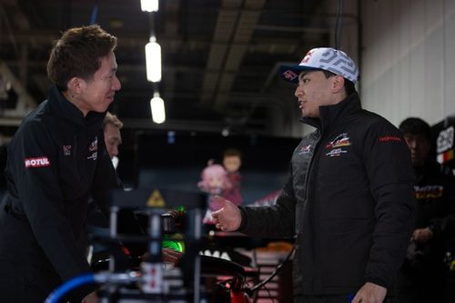 ヘリコプターで鈴鹿にやってきた岩佐歩夢。そのチャーター代は自腹&hellip;&hellip;&rdquo;さらに上&rdquo;を目指す執念